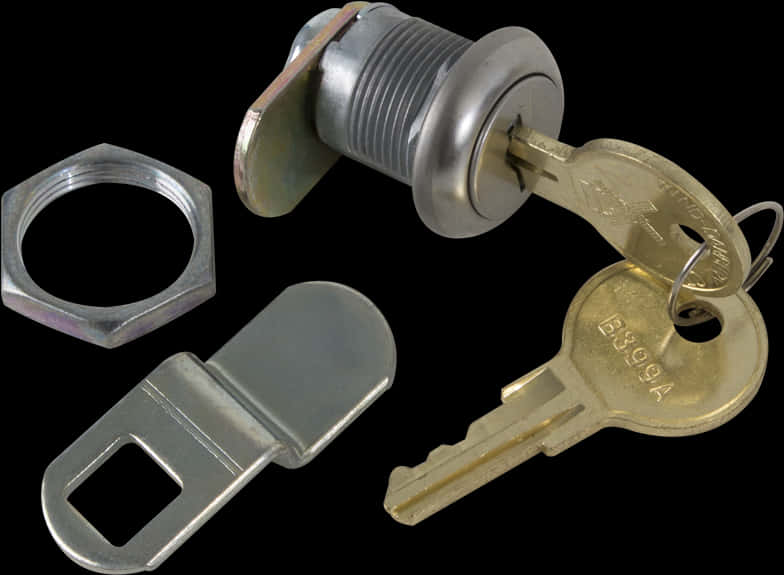 Keyand Lock Components PNG Image