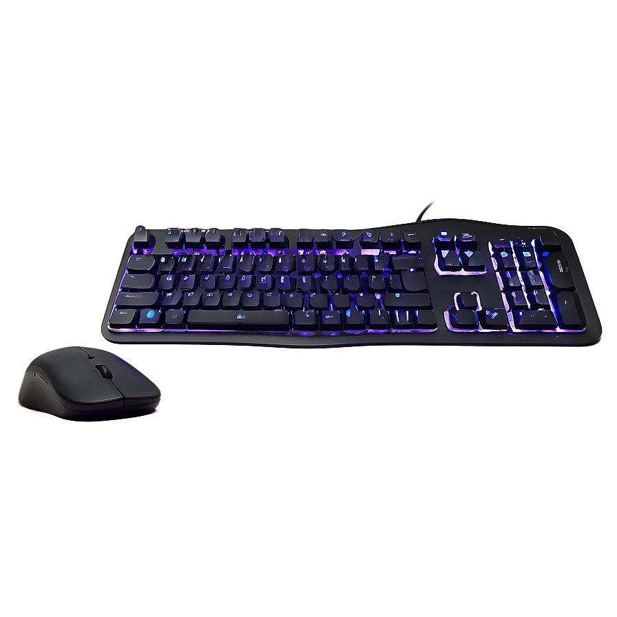 Keyboard And Mouse With Wrist Support Png Sld PNG Image