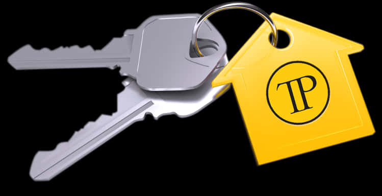 Keywith Yellow Tag PNG Image