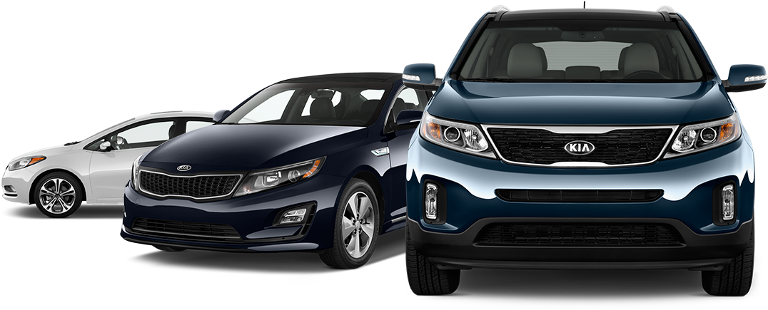 Kia Sedanand S U V Showcase PNG Image