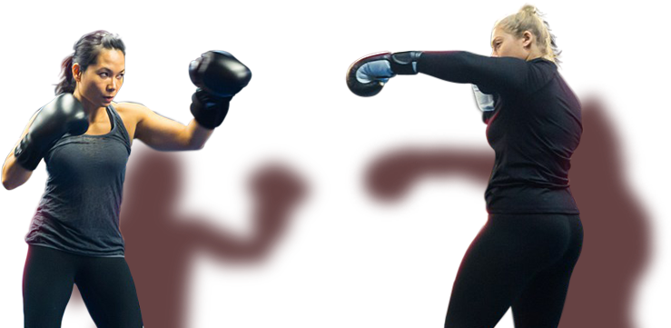 Kickboxing Training Session PNG Image