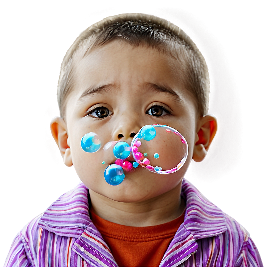 Kid Blowing Bubbles Png 05242024 PNG Image