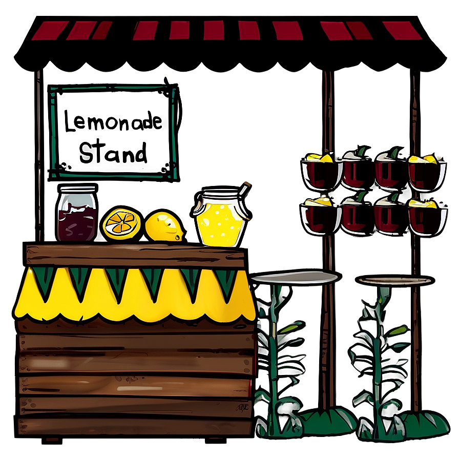 Kid's Lemonade Stand Png Vwu90 PNG Image