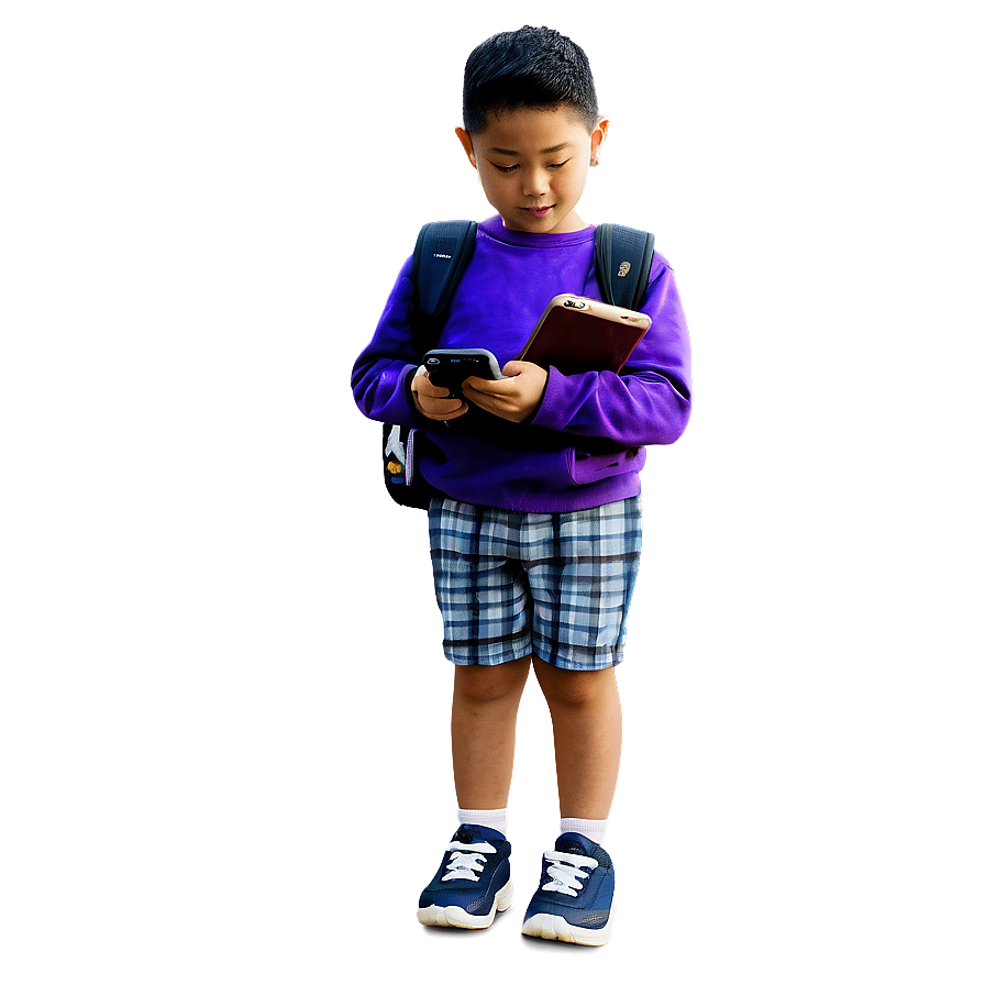 Kids And Technology Png Anm43 PNG Image