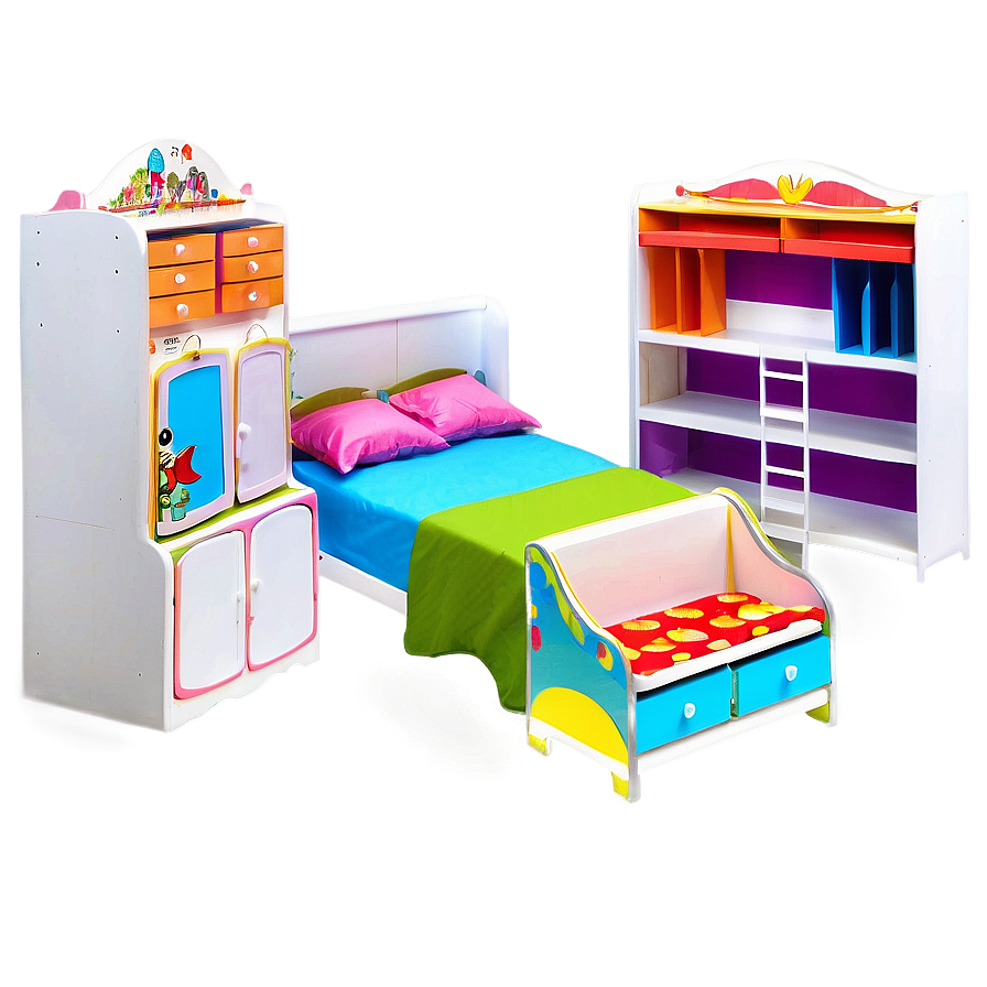 Kids Bedroom Furniture Png Rwm86 PNG Image