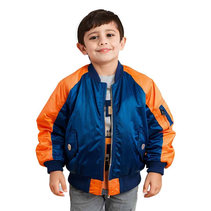 Kids Bomber Jacket Fun Png 06282024 PNG Image