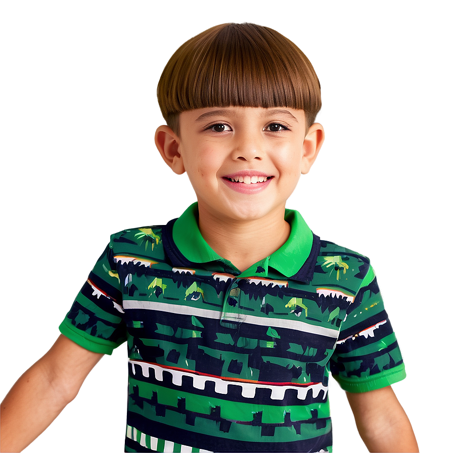 Kids Bowl Haircut Design Png 96 PNG Image