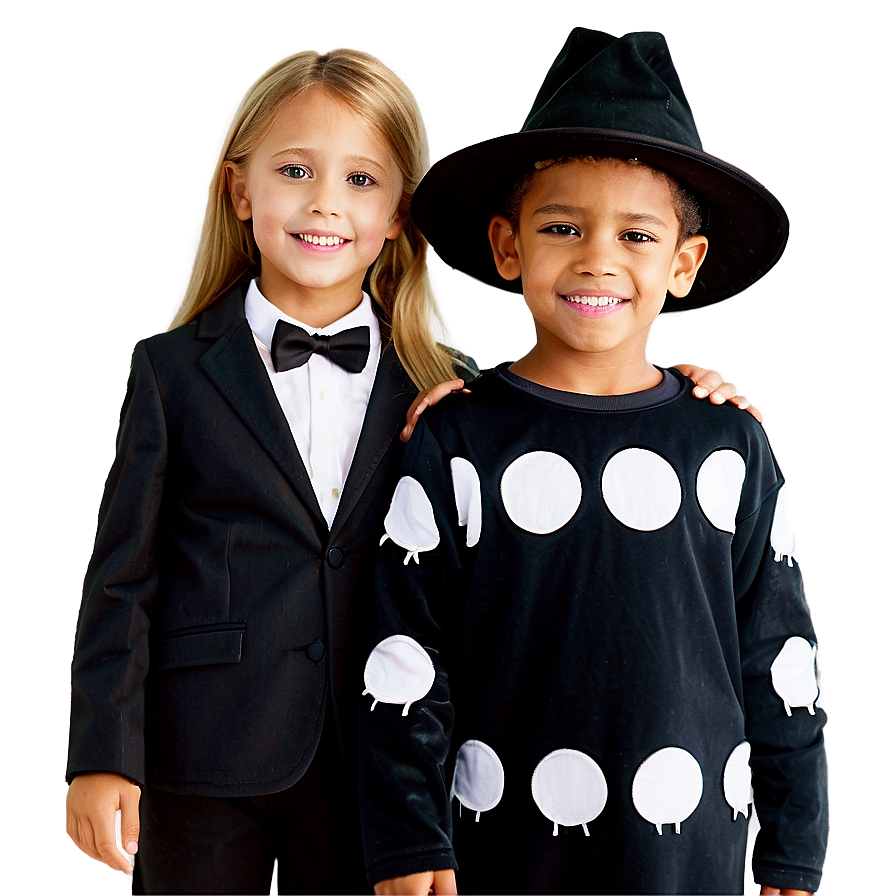 Kids In Halloween Costumes Png 05212024 PNG Image