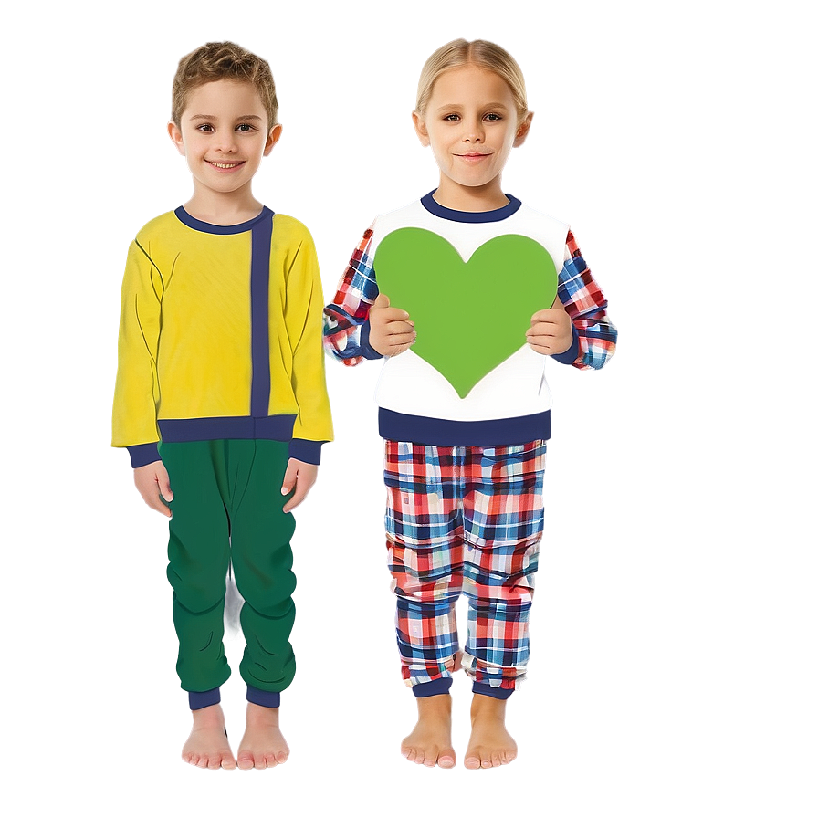 Kids In Pajamas Png 05212024 PNG Image