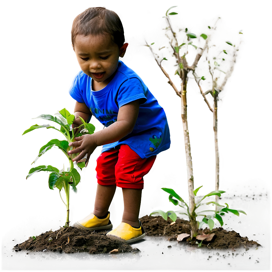 Kids Planting Trees Png Uwp16 PNG Image