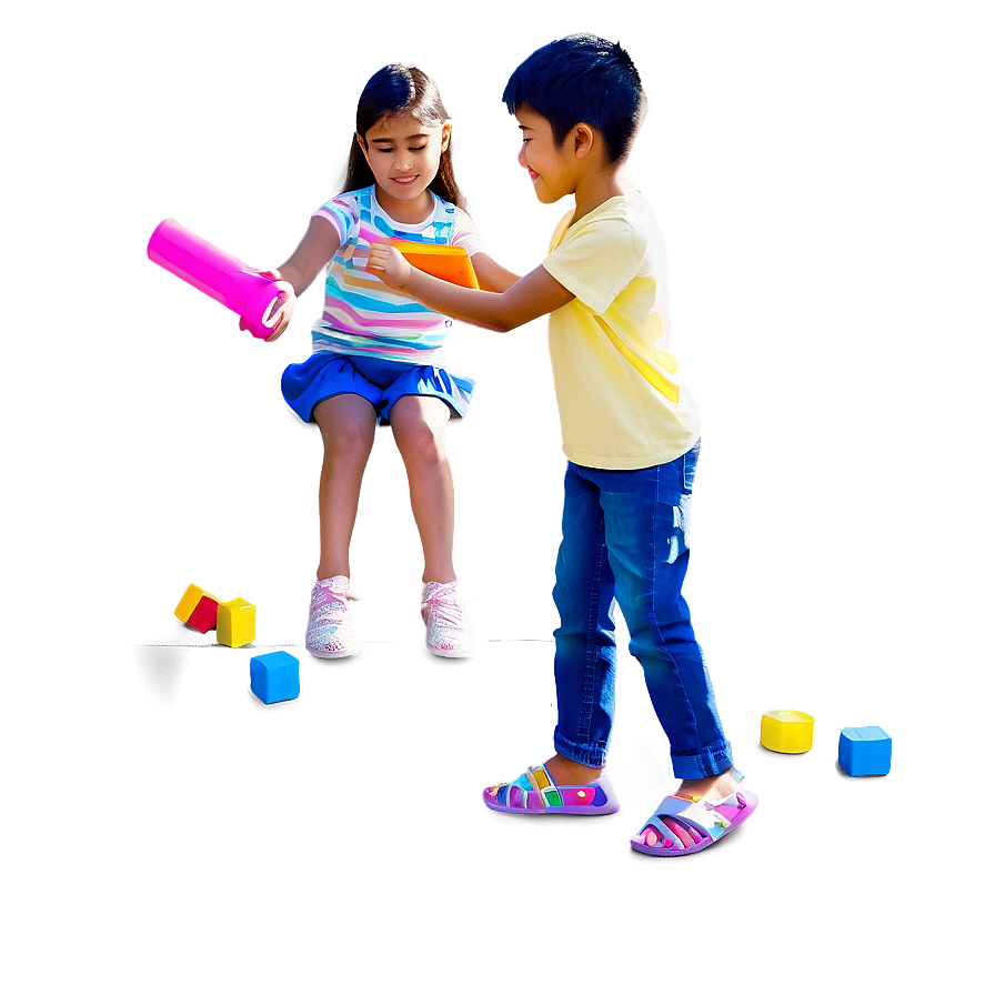 Kids Playing B PNG Image