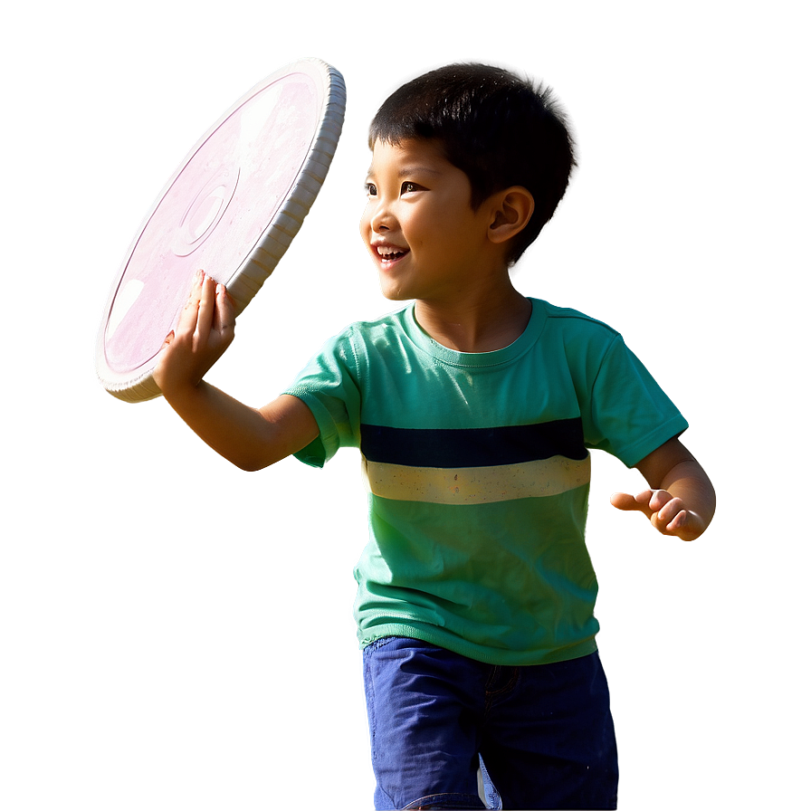 Kids Playing Frisbee Png Utq PNG Image