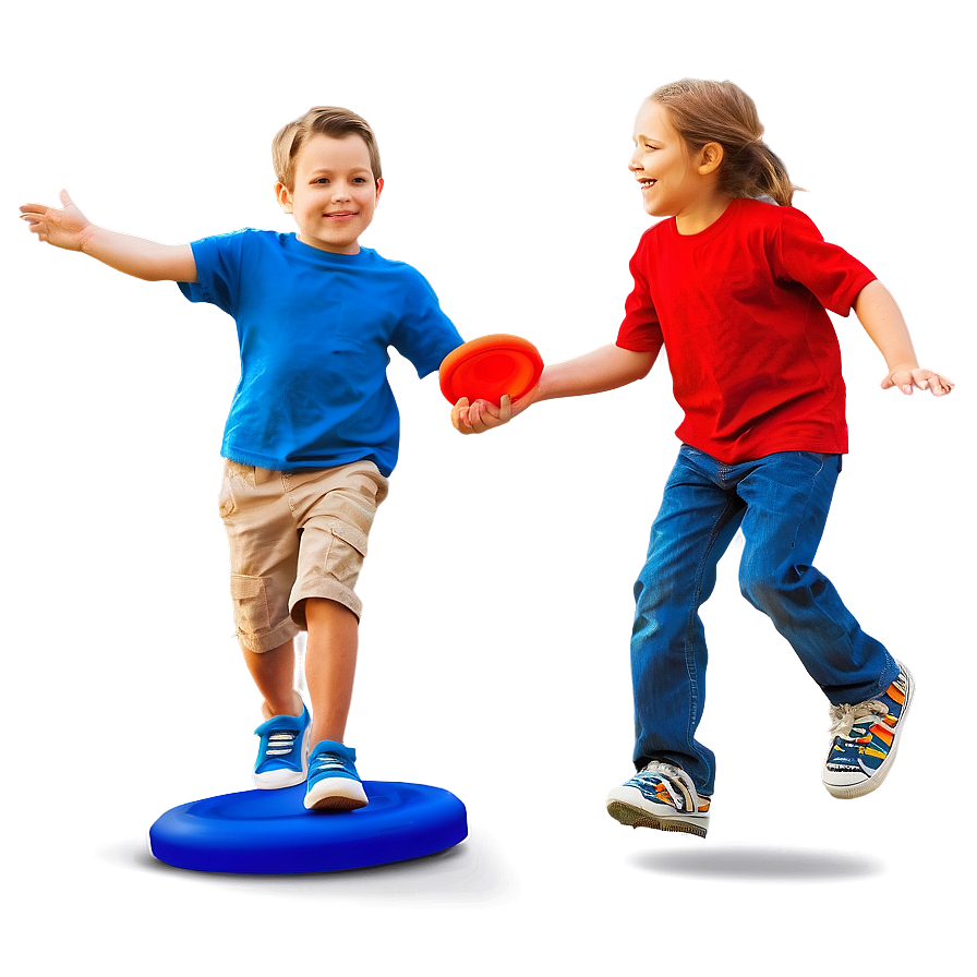 Kids Playing Frisbee Png Xyn5 PNG Image