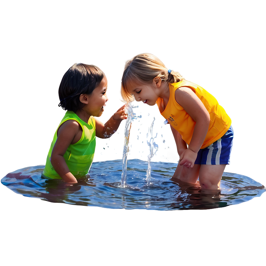 Kids Playing In Water Png 62 PNG Image