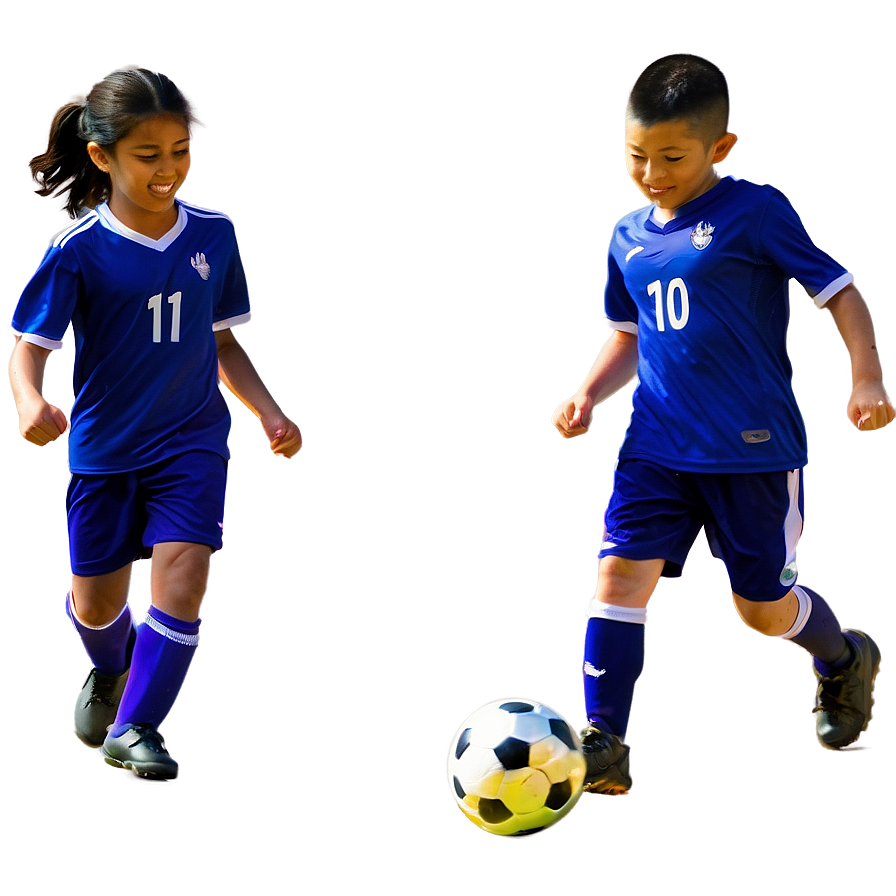 Kids Playing Soccer Png 74 PNG Image