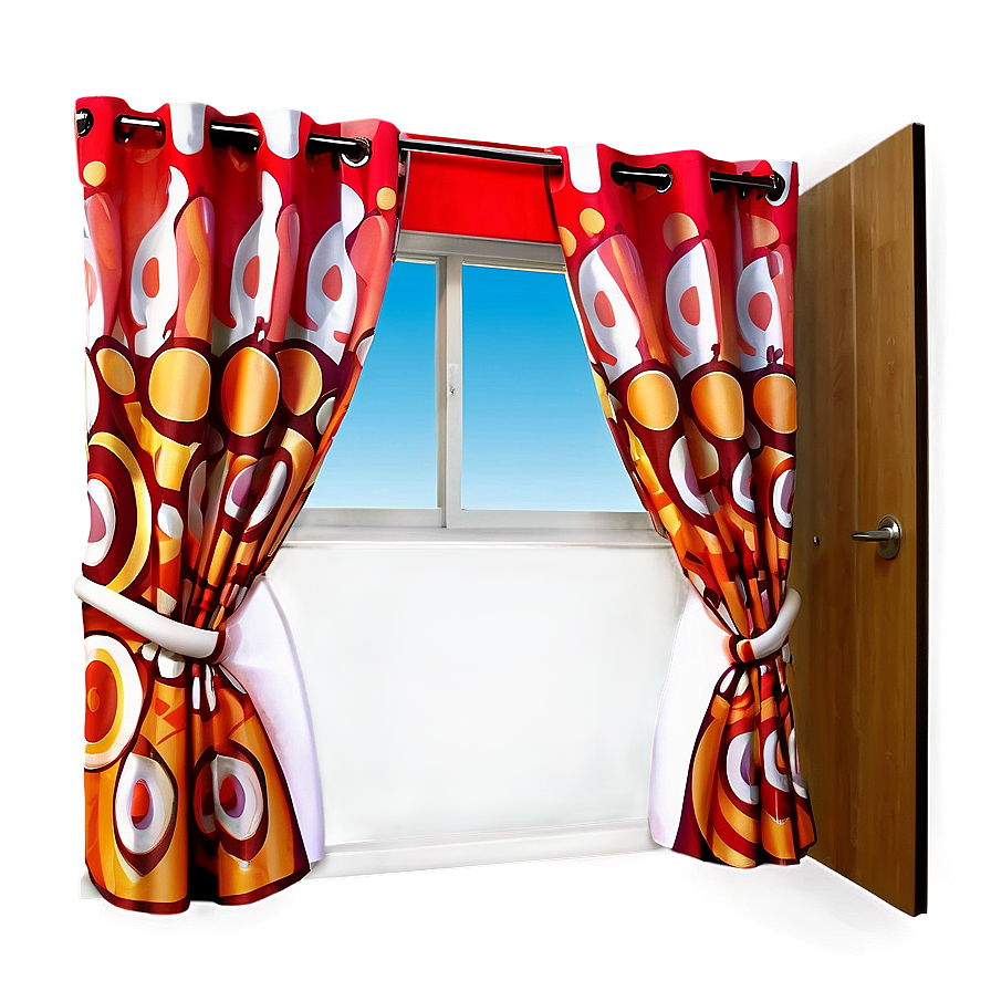 Kids Room Curtains Png Plk PNG Image