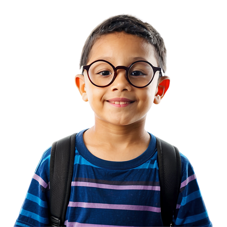 Kids Round Glasses Png Udj PNG Image