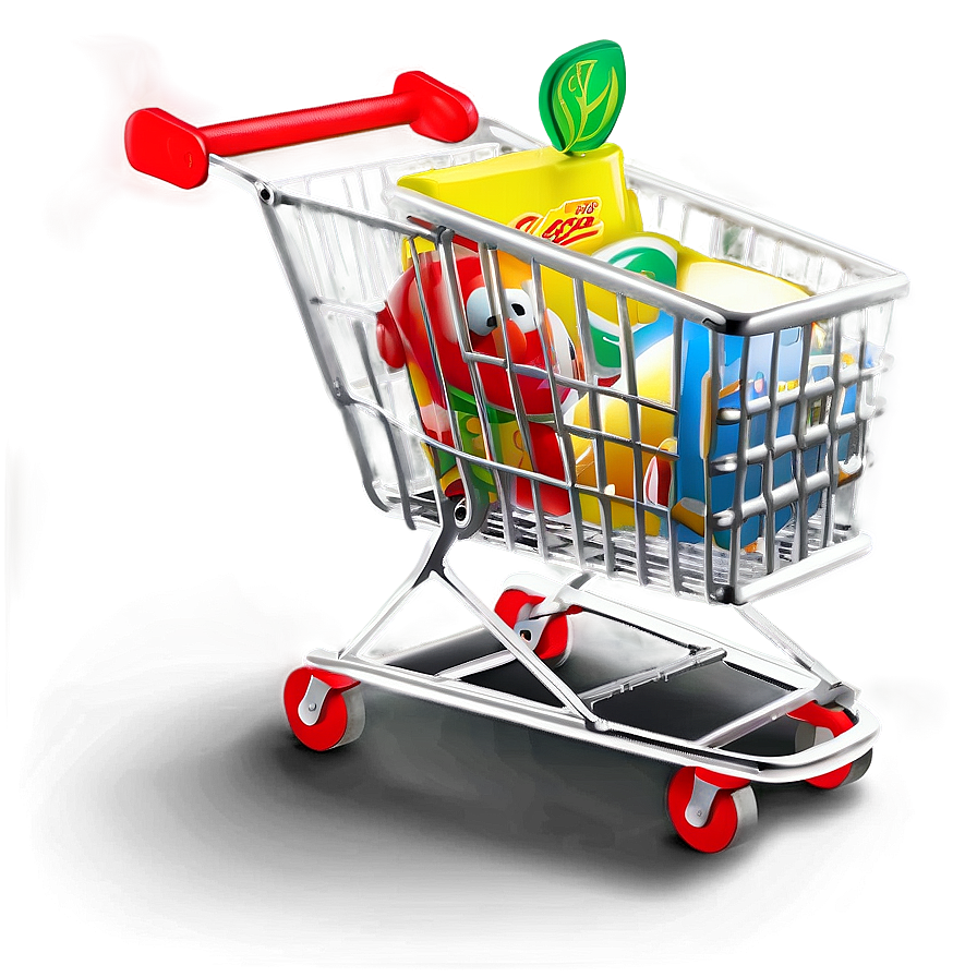 Kids Shopping Cart Png Bau PNG Image