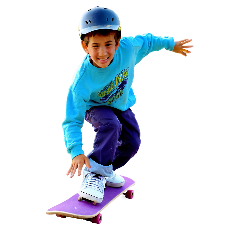 Kids Skateboard Fun Png Dpk PNG Image