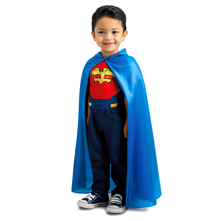 Kids Superhero Cape Costume Png Xkw81 PNG Image