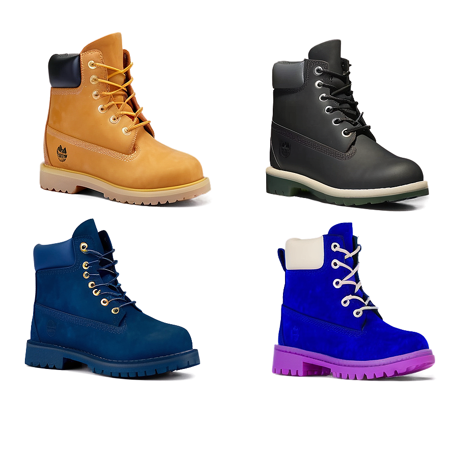 Kids Timbs Selection Png 42 PNG Image