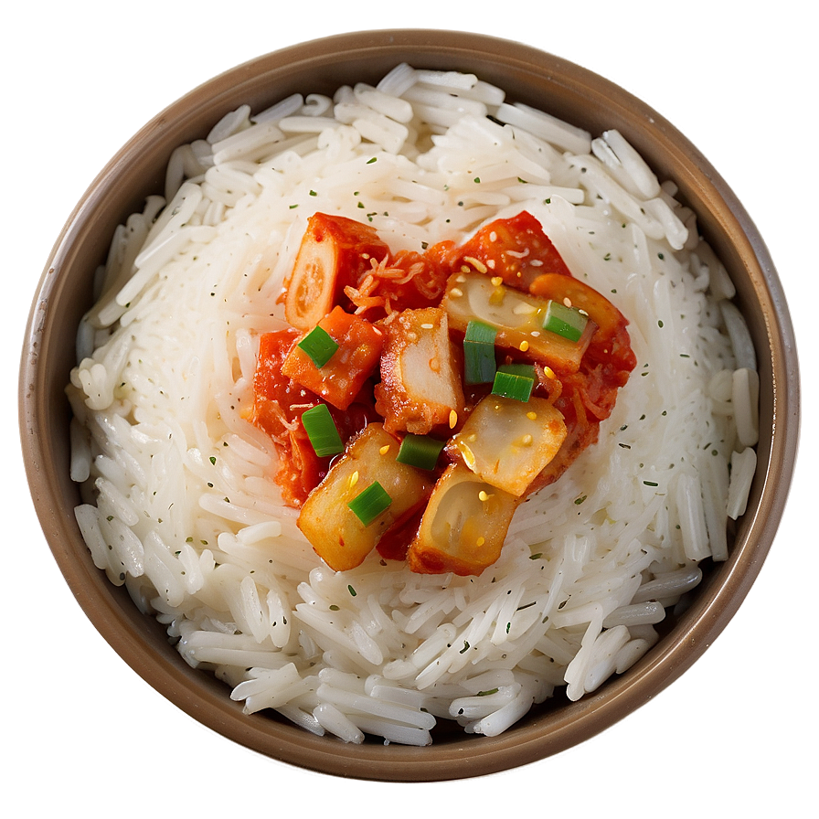 Kimchi With Rice Meal Png 06252024 PNG Image