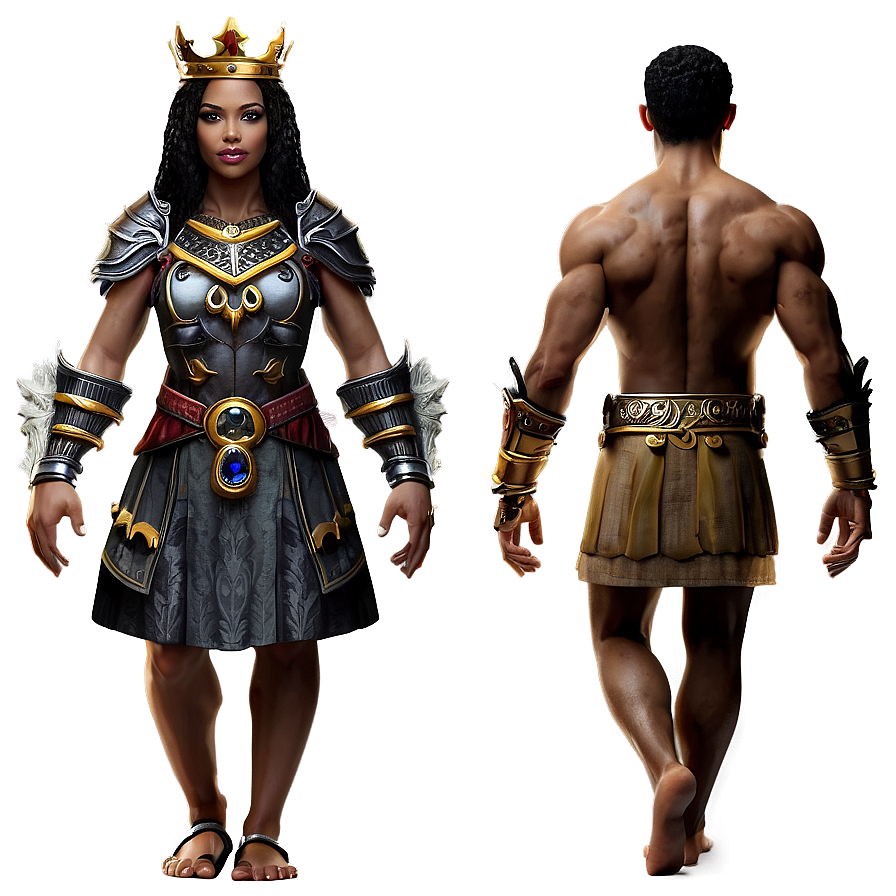 King And Queen D PNG Image