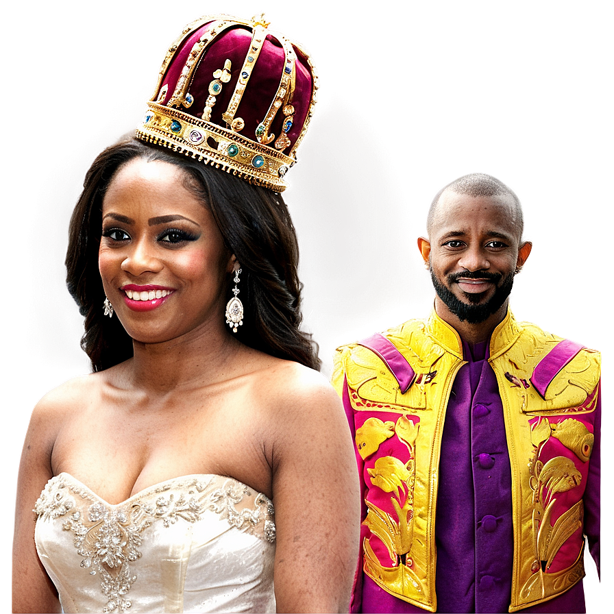 King And Queen Wedding Png Rtr PNG Image