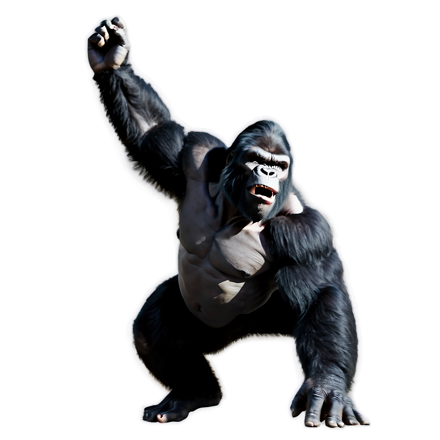 King Kong Iconic Pose Png 05232024 PNG Image