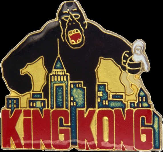 King Kong Pin Design PNG Image