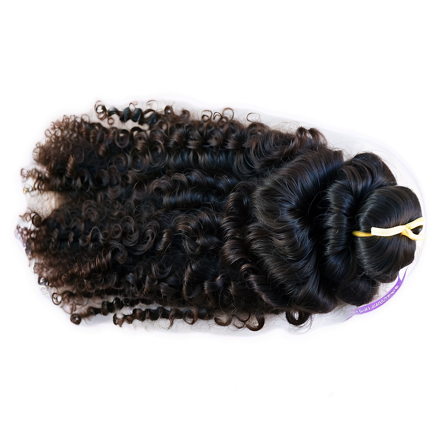 Kinky Curly Hair Bundles Png 57 PNG Image