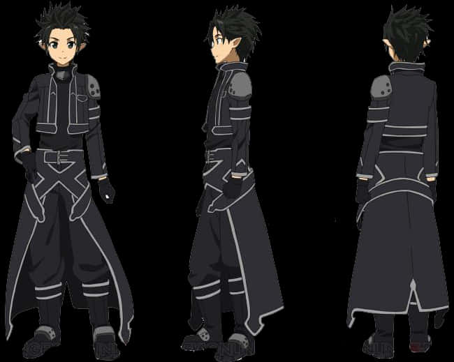 Kirito Character Design S A O PNG Image