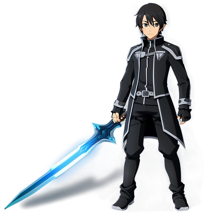 Kirito Newest Outfit Png Tyh PNG Image