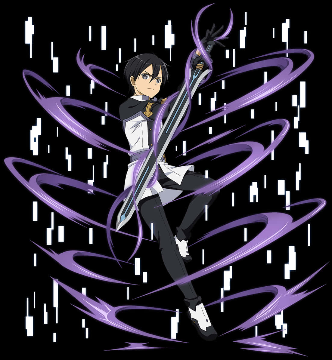 Kirito Sword Art Online Digital Art PNG Image