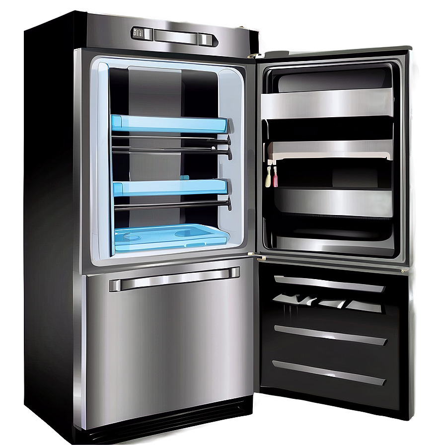 Kitchen Freezer Illustration Png Eha70 PNG Image