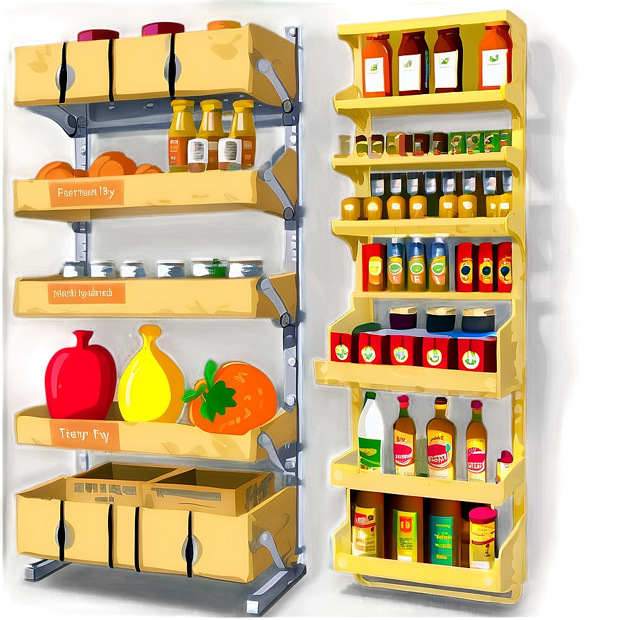 Kitchen Pantry Essentials Png Amg PNG Image