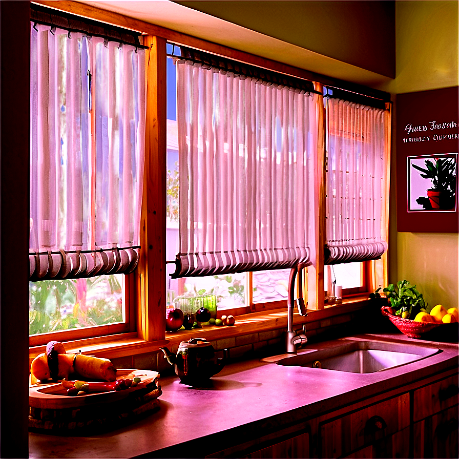 Kitchen Window Treatments Png 05242024 PNG Image