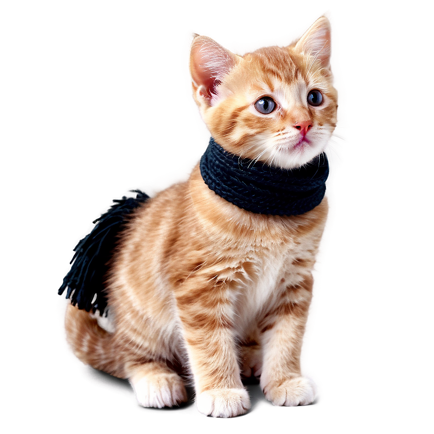 Kitten With Scarf Png Wvm44 PNG Image