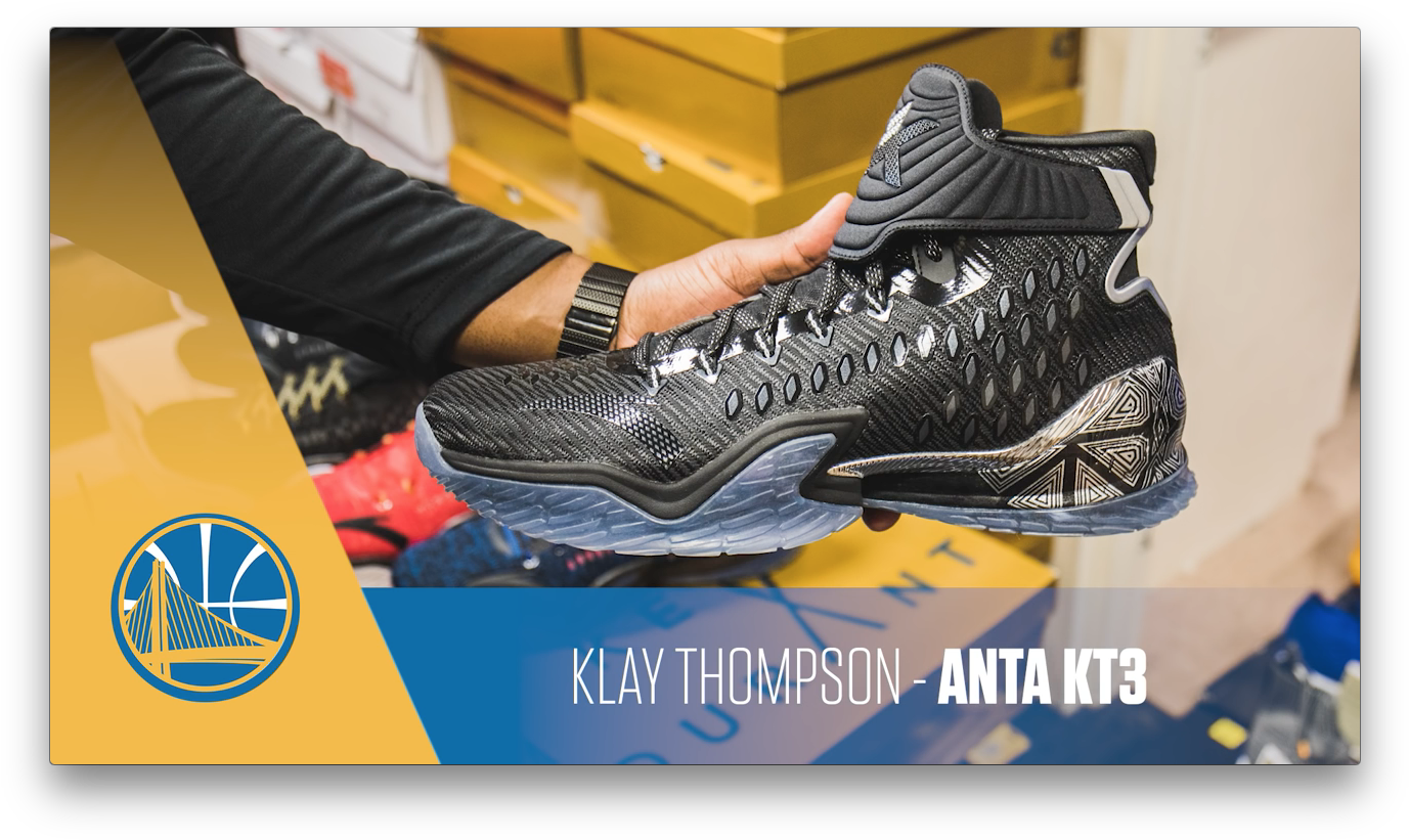 Klay Thompson A N T A K T3 Basketball Shoe PNG Image