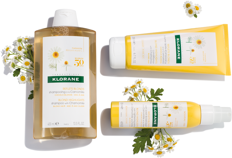 Klorane Blonde Hair Care Products PNG Image