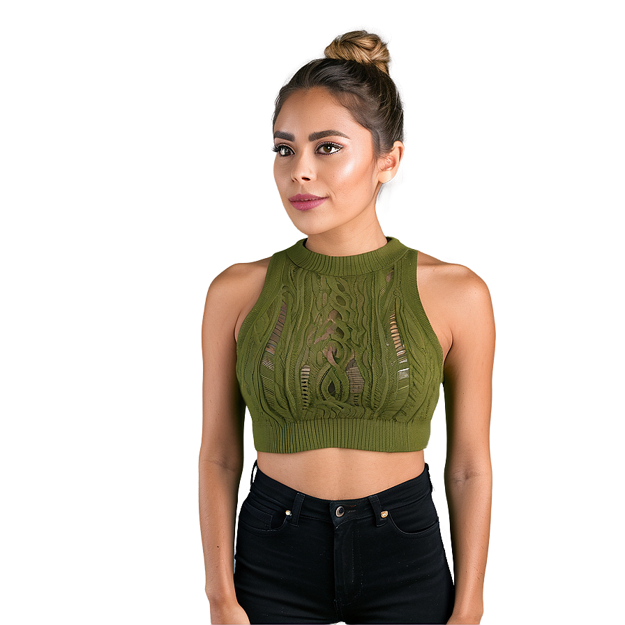 Knit Crop Top Png 20 PNG Image