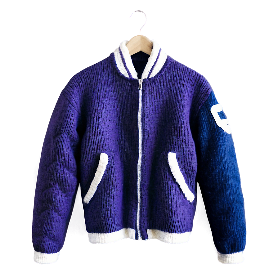 Knitted Bomber Jacket Cozy Png Bol14 PNG Image