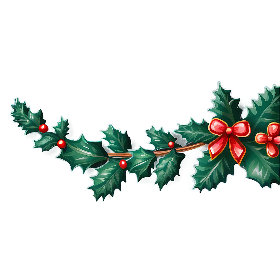 Knitted Christmas Border Png 28 PNG Image