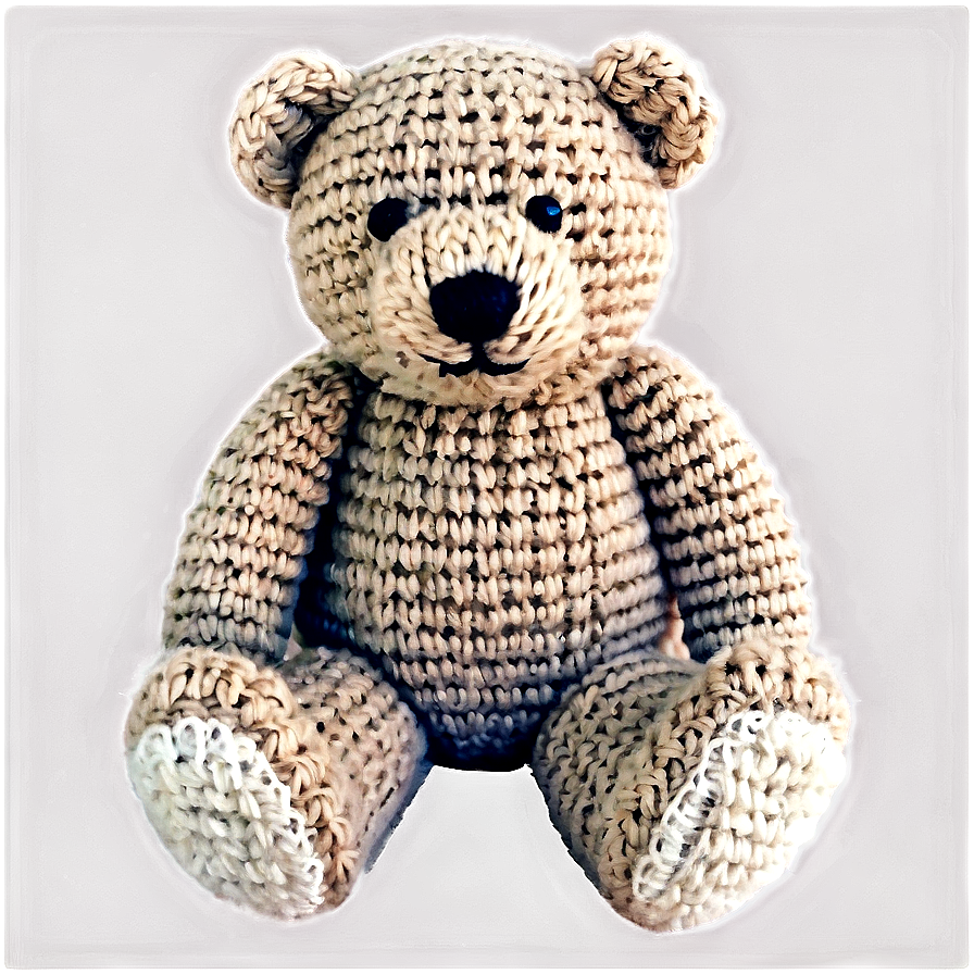 Knitted Teddy Bear Png Cng66 PNG Image