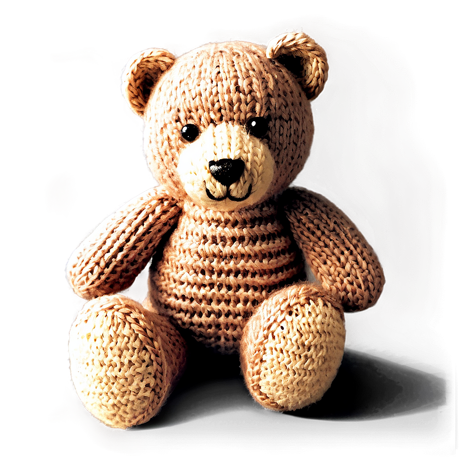 Knitted Teddy Bear Png Dto92 PNG Image