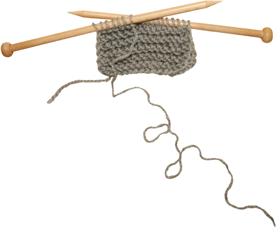 Knitting_ Project_ In_ Progress PNG Image