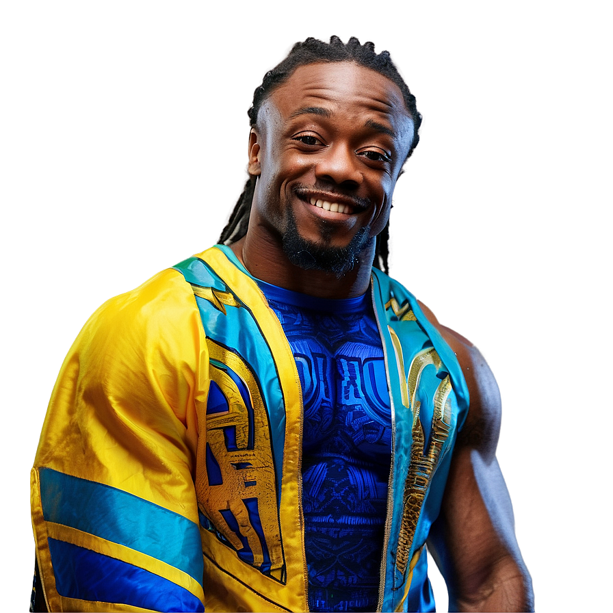 Kofi Kingston Behind The Scenes Png Rla PNG Image