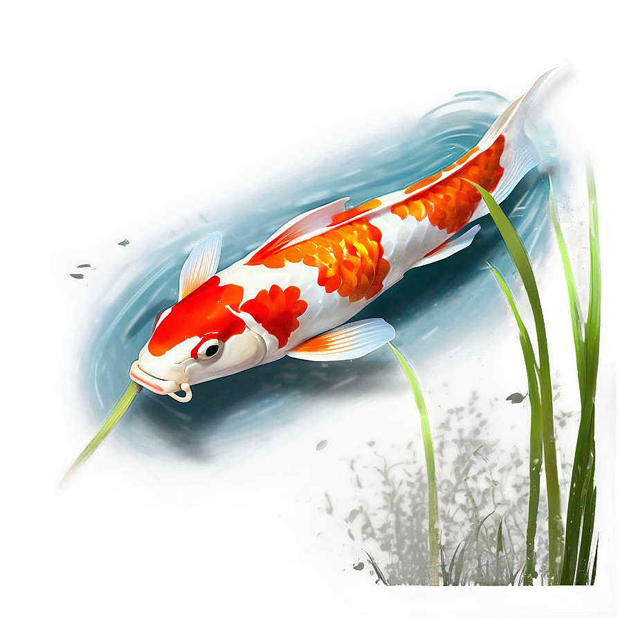 Koi Fish Pond Png Ber PNG Image