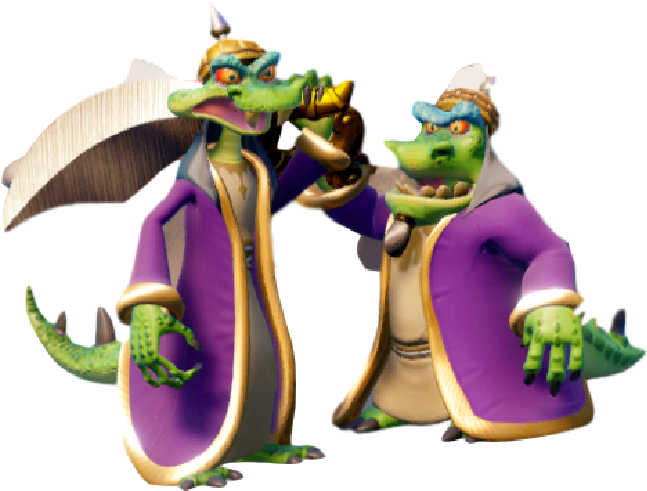 Komodo_ Brothers_ Crash_ Bandicoot_ Characters PNG Image