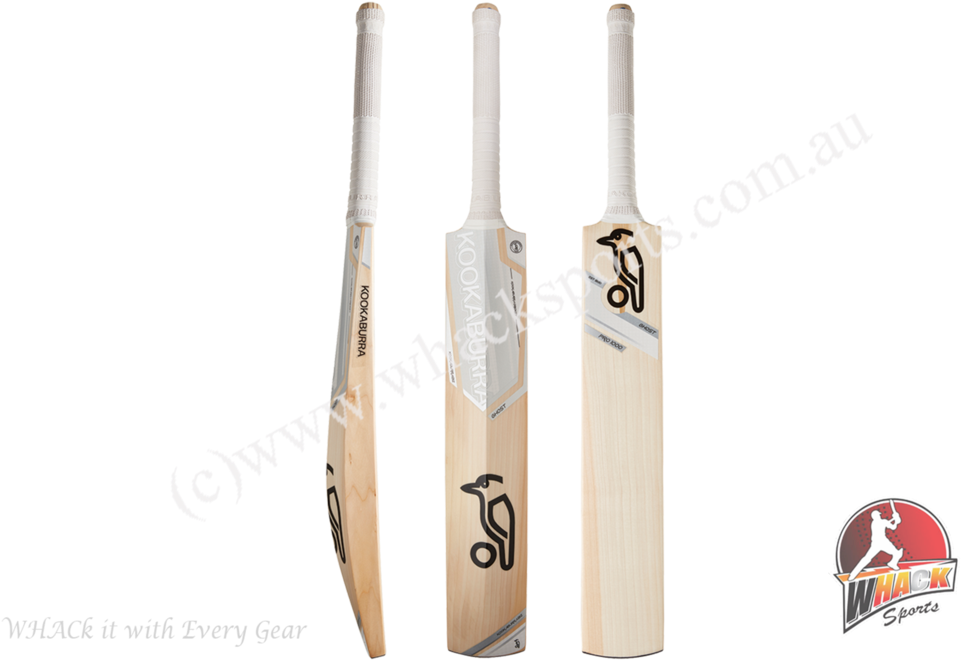 Kookaburra Cricket Bats Display PNG Image